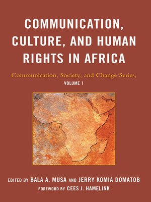 cover image of Communication, Culture, and Human Rights in Africa
